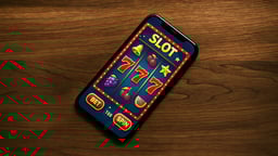 En telefon med ett av alla videoslots på Speedy Casino.