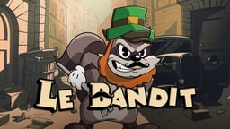 Stillbild från Le Bandit – den populära videosloten hos Speedy Casino. 